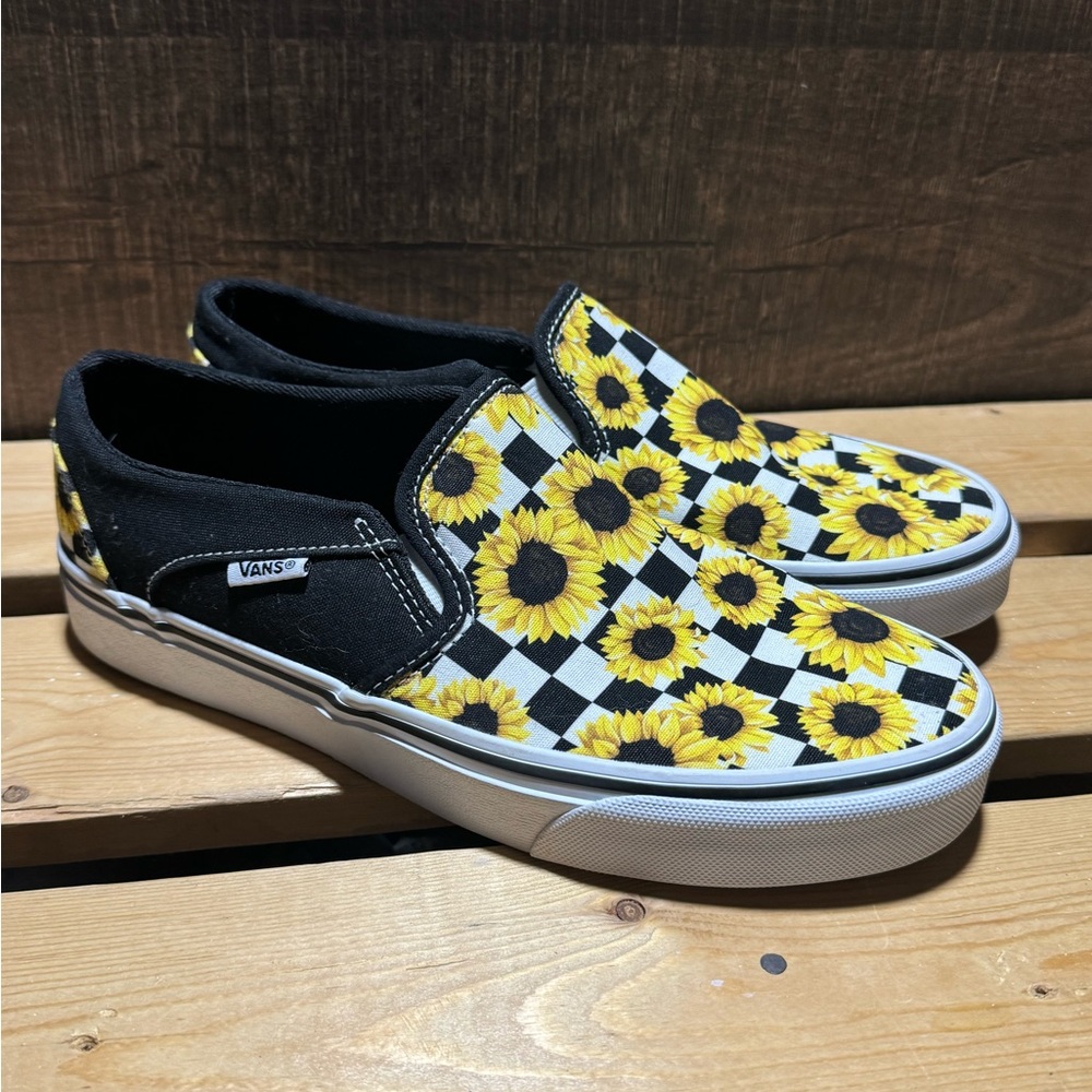 Sunflower Vans- Women’s Size 8